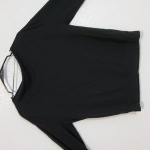 Prana Womens Slight Cowl Neck Long Sleeve Top L